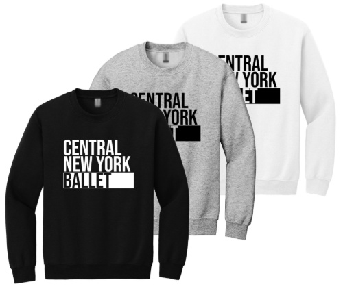 Central New York Ballet Store - adult ballet crewneck sweatshirt