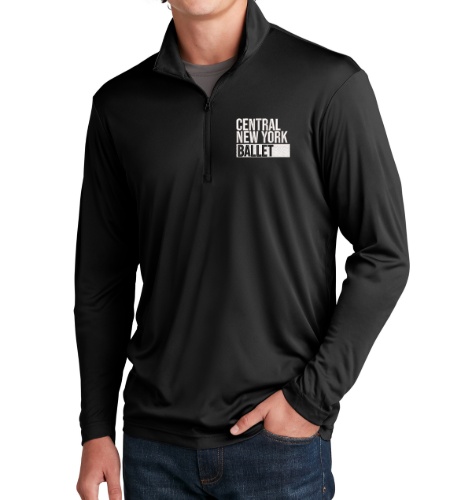 Central New York Ballet Store - mens embroidered ballet 14 zip pullover