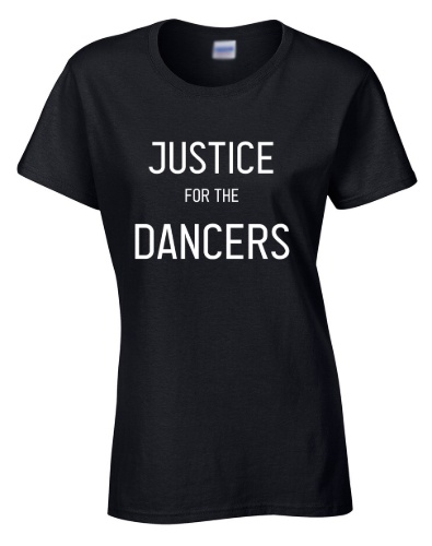 Central New York Ballet Store - womens justice for the dancers tee
