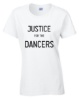 Central New York Ballet Store - womens justice for the dancers tee