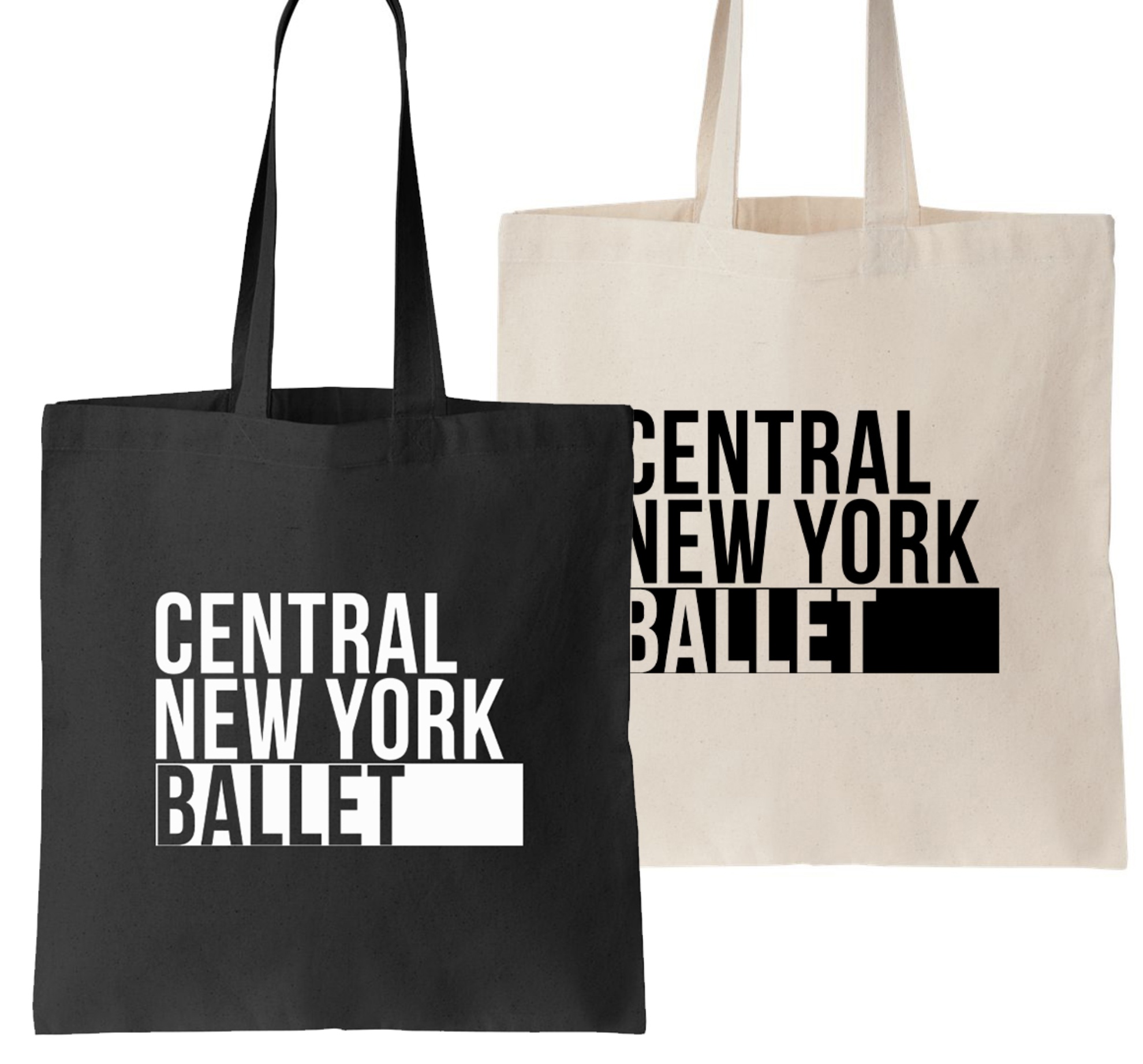 Central New York Ballet Store - ballet logo canvas tote bag