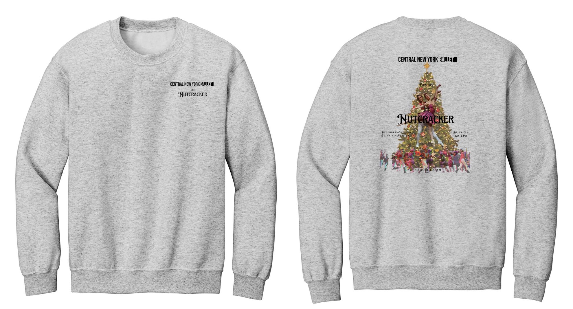 Central New York Ballet Store - the nutcracker 2025 crewneck sweatshirt adults
