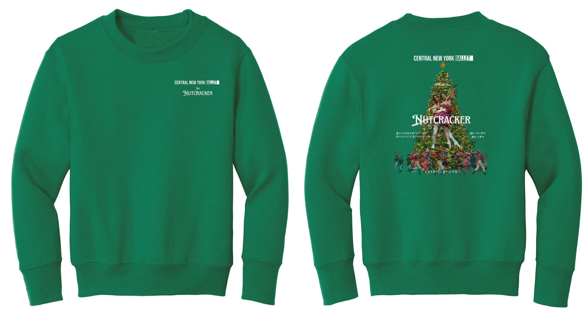 Central New York Ballet Store - the nutcracker 2025 crewneck sweatshirt youth